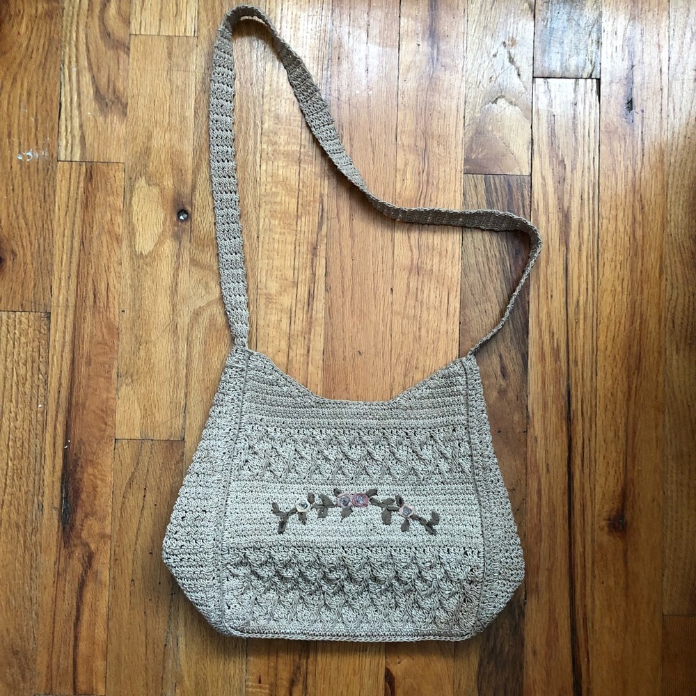 Woven Flower Bag